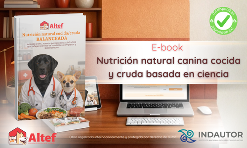 e-book - Nutrición natural canina cocida y cruda basada en ciencia
